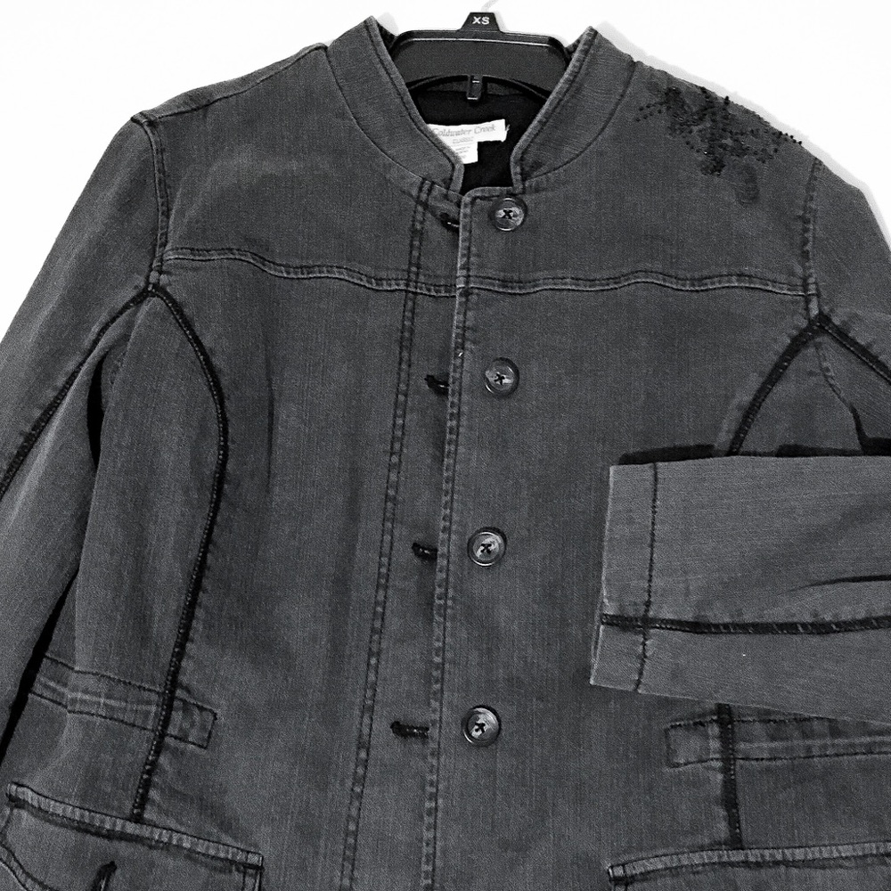 Coldwater Creek Classic Washed Denim Jacket 20